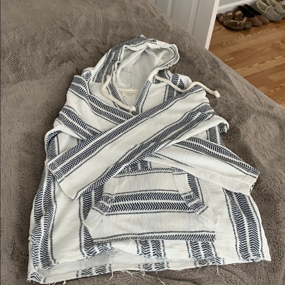 Surfer vibes ocean drive pullover hoodie